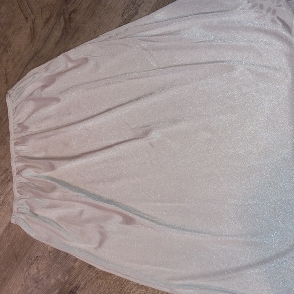 1960's knee length half slip.  Flower detail XL - Picture 7 of 7